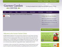 Tablet Screenshot of gurneegardencenter.com